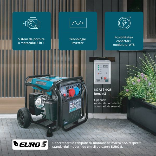 Generator invertor KS 8100iE 1ph/3ph ATSR - imagine 9