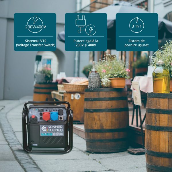 Generator invertor KS 8100iE 1ph/3ph ATSR - imagine 11